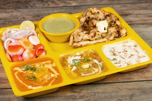 Special Chur Chur Butter Naan Thali