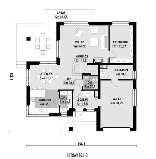 E-158 - Rzut parteru