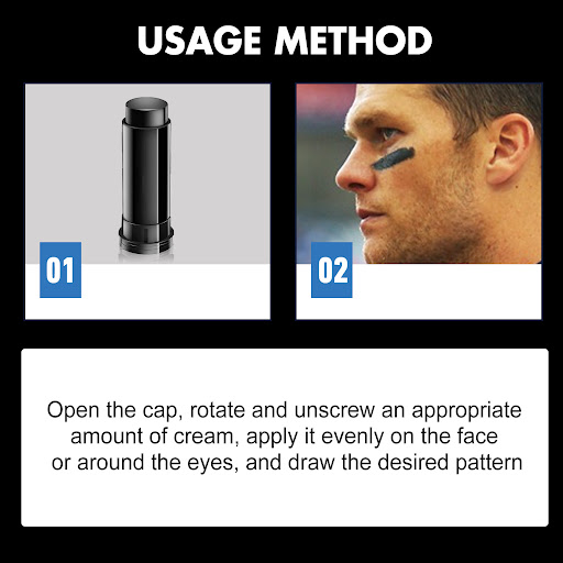 Title 10, Sweat-proof Eye Blackening Care Stick for Mens...