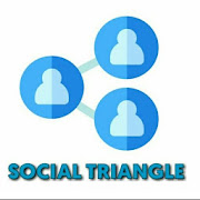 SOCIAL TRIANGLE-All social medias in one app  Icon