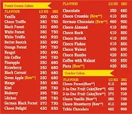 FB Cake House menu 2