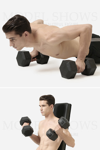 Title 4, Mens Dumbbells Arm Muscle Training Household R...