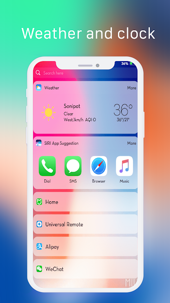 iOS 11 Launcher , iPhone X Launcher banner