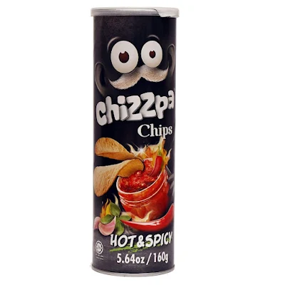 Chizzpa Potato Crisp Chips - Hot & Spicy - 160 g