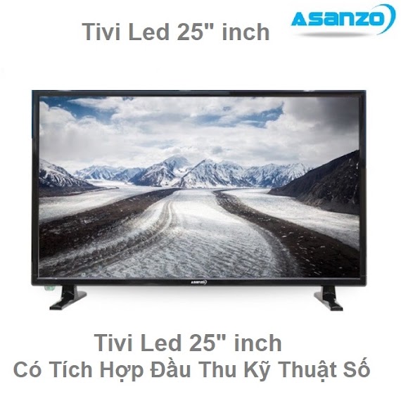 Tivi Led Tv 25Inch Asanzo Tích Hợp Đầu Thu Dvb - T2