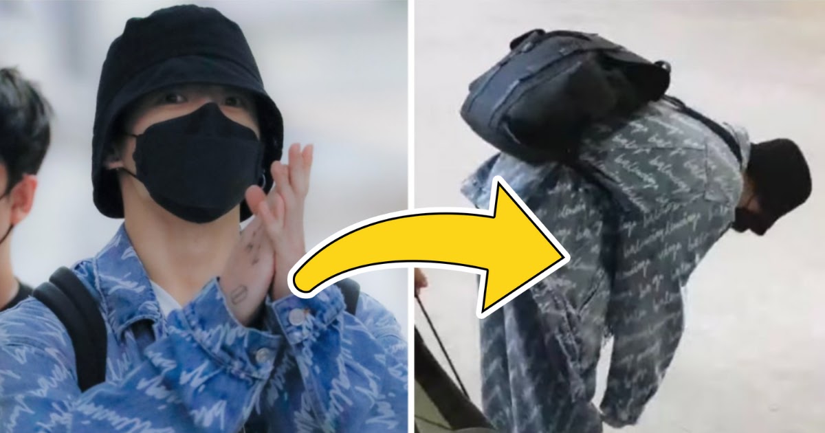 airport jungkook bag