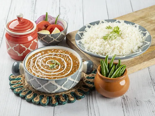 Dal Makhani With Steamed Rice