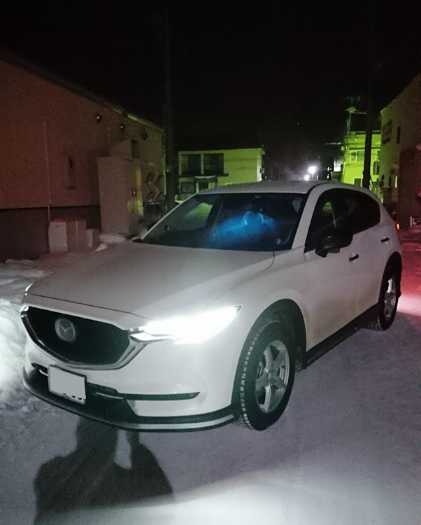 CX-5の夜勤明け・今日は雪☃️☃️☃️降りに関するカスタム事例の投稿画像1枚目