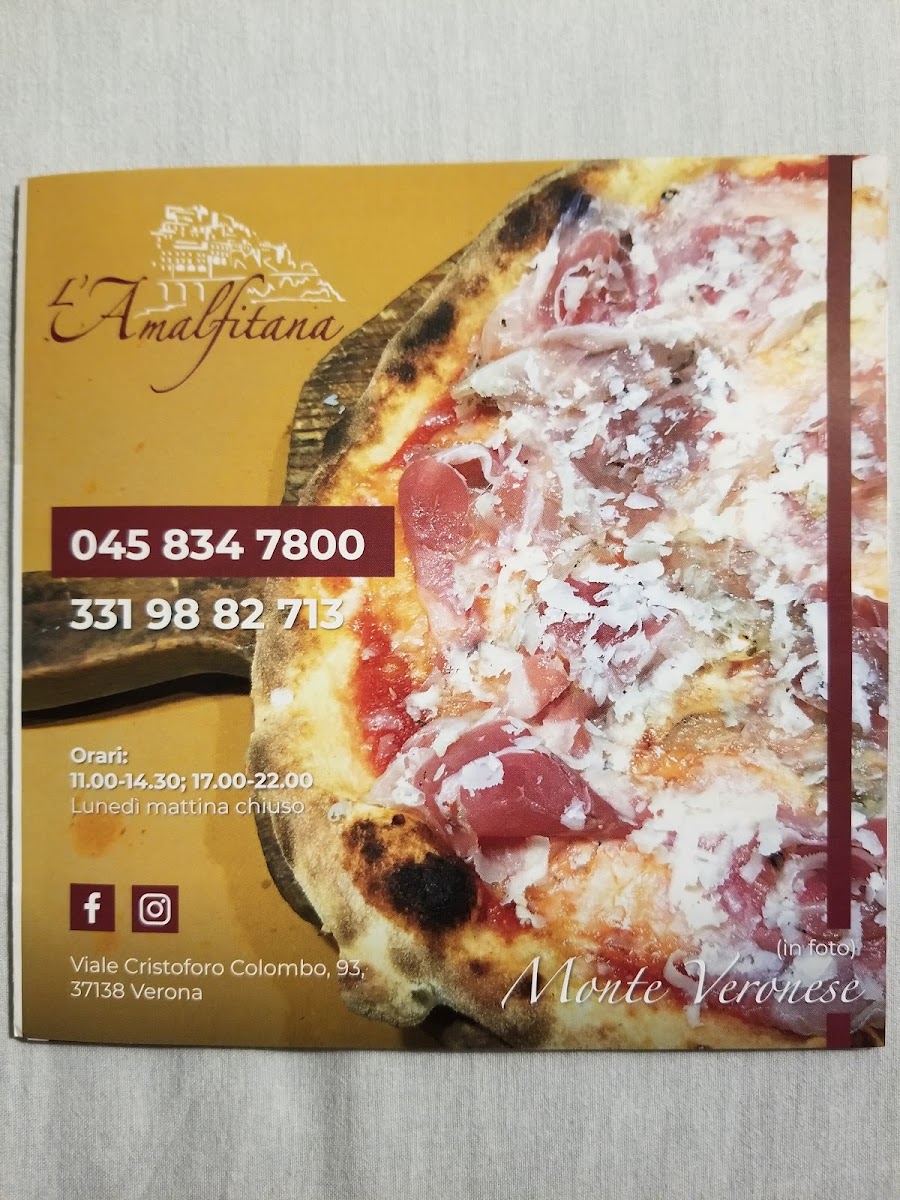 Gluten-Free at Pizzeria L'Amalfitana