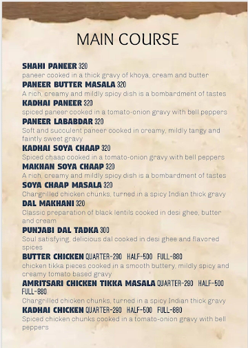 Biryanilicious menu 