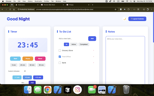 Productivity Dashboard