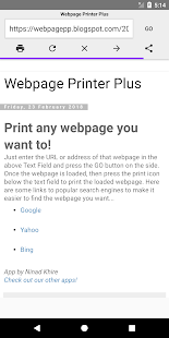 Webpage Printer Plus - Webpage URL Saver(圖4)-速報App