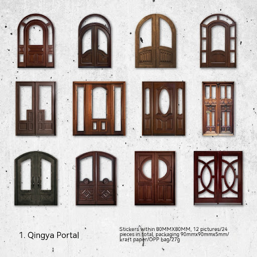 Title 8, Twilight Courtyard Series Hollow Hand Ledger De...