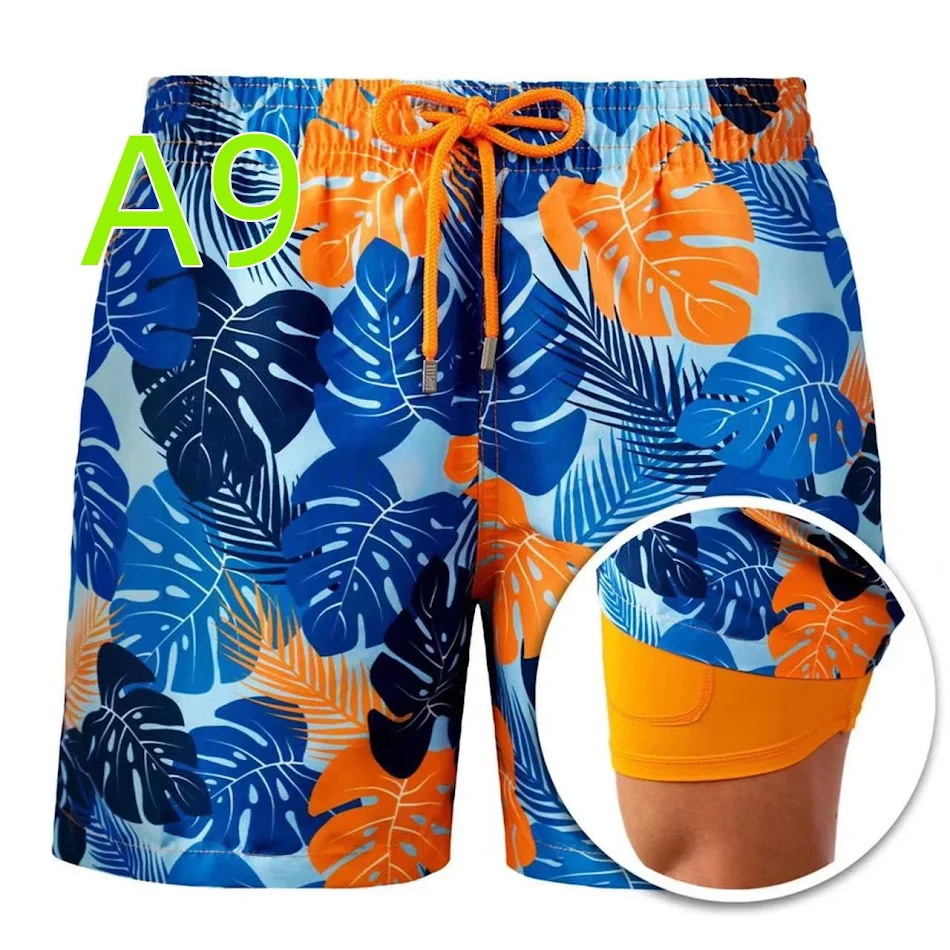 Children's Fashion Sports Printing Double-layer Shorts with Pocket Drainage. Comfortable and stylish shorts perfect for 