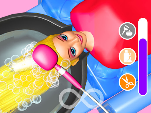 Screenshot Hair Salon Makeover Girl Games