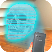 Skull 3D Hologram Simulator  Icon