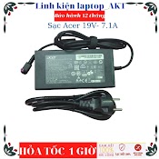 Sạc Laptop Acer 19V - 7.1A - 135W - Zin Aspire 7 V15 V17 8940 9800 9810 9920 L100 L310 L320 T5000 Travelmate 2700 2000 2100