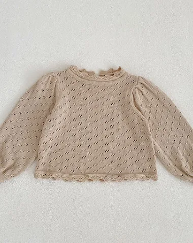 Haut bébé manches bouffantes printe - 1