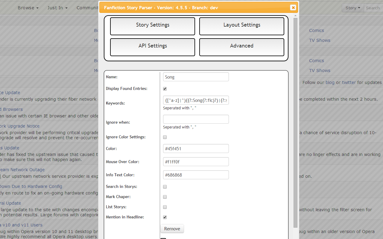 Fanfiction.net Story Parser Preview image 2