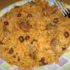 Thumbnail For Here Is A Picture Of My Finished Dish Pigeon Peas With Pork And Rice. Arroz Con Gandules Y Puerco.