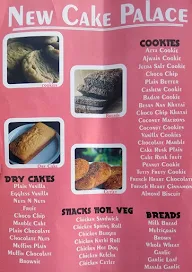 New Cake Palace menu 1