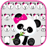 Cute Bowknot Panda Keyboard Th icon