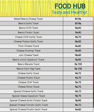 Food Hub menu 1