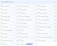 Hotel Srinivasa menu 3