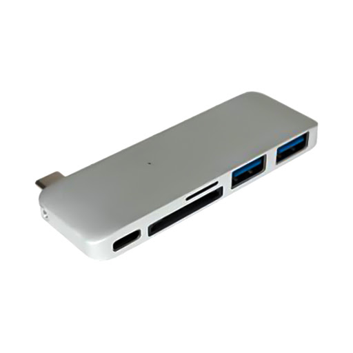 Bộ chia/Hub USB-C 5 in 1 Hyper Drive HD21B-SL  (Bạc)