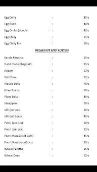 Hotel Great Queen menu 3