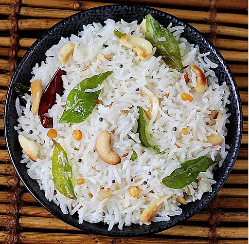 Thengai Anna(Coconut Rice)Bowl+Sambar+Tomato&Coconut Chutney&Gunpowder