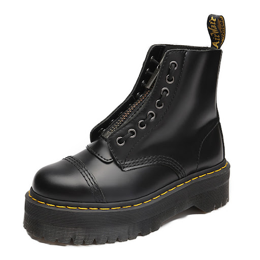 Title 5, Womens Black Fashion Leather Boots With Muffin...