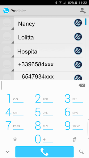 Prodialer - Phone Contacts