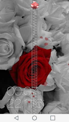 免費下載個人化APP|Rose Zipper Lock Screen app開箱文|APP開箱王