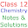 Class 12 Chemistry Notes And Solutions Download on Windows