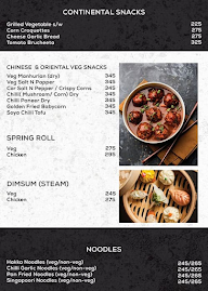 Saffron Restaurant menu 2