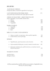 Tiffin Bar - Holiday Inn & Suites menu 1