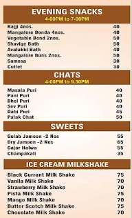 Mysore Mylari Family Restaurant menu 4