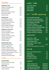 Swathi Gardenia menu 1