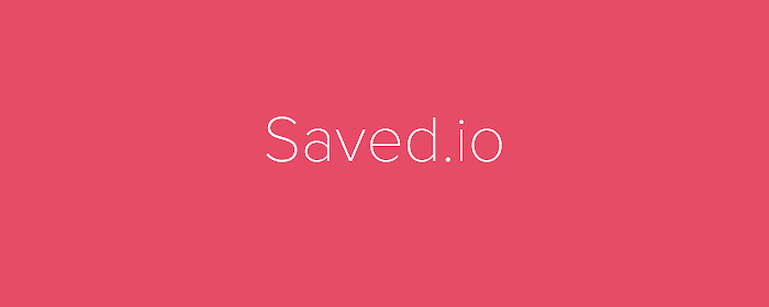 Saved.io marquee promo image