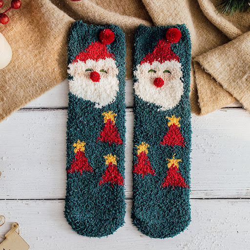 Title 2, Fashion Floor Non-slip Christmas Socks