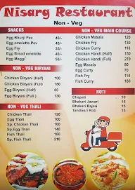 Nisarg Restaurant menu 1