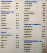 Hotel Sagar menu 2