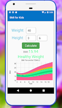 Bmi For Kids Calculator Percentile Child Bmi Chart Apps On