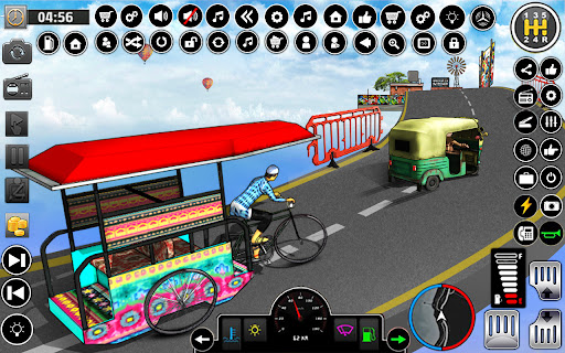 Screenshot Bicycle Rickshaw Driving Games