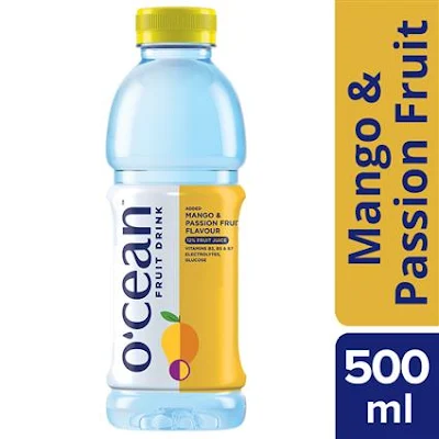 Ocean Fruit Water - Mango & Passion Fruit Flavour - 500 ml
