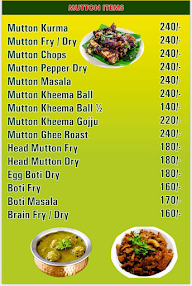 PVS Donne Biryani menu 8