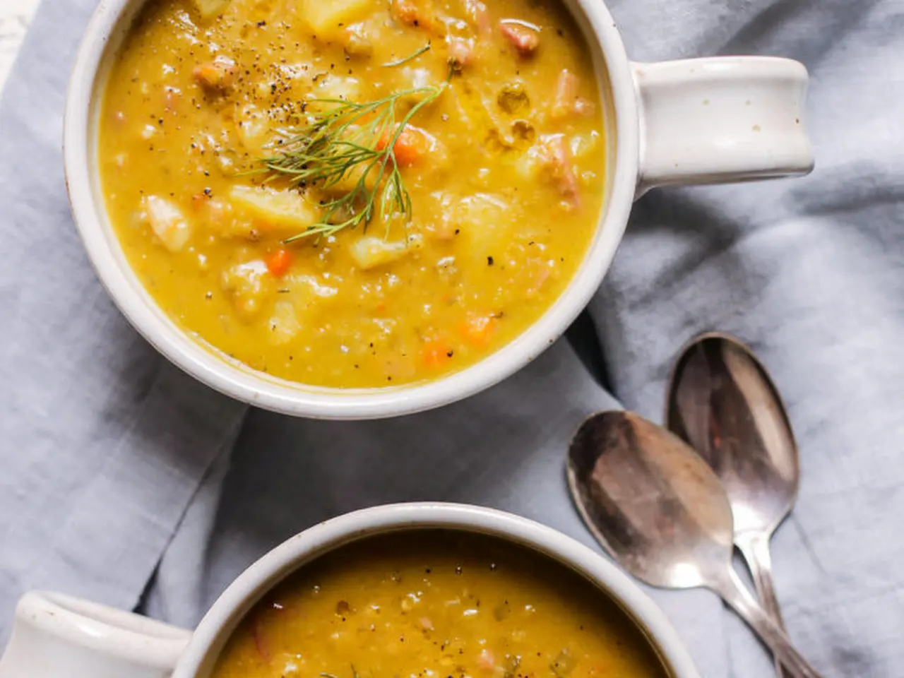 Quebec-Style Yellow Split Pea Soup - Seasons and Suppers