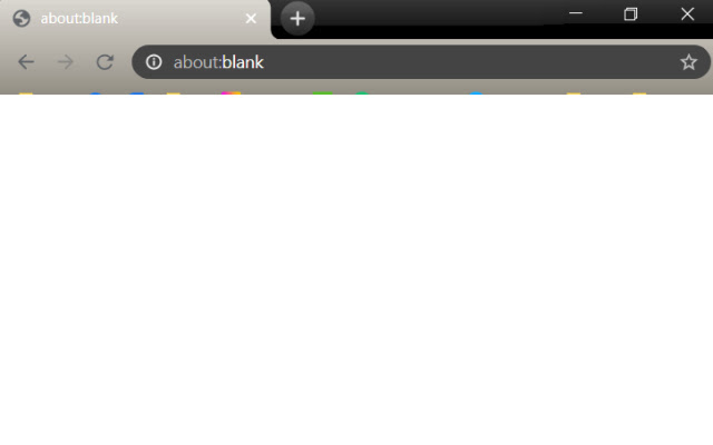 Set ABOUT:BLANK as NEW TAB page chrome extension