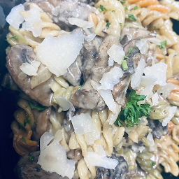 Fusilli with Wild Mushroom